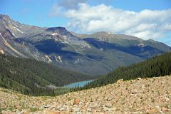 25 Aquila Mountain and Lectern Peak Above Cavell Lake On Path of the Glacier Hike At Mount Edith Cavell.jpg